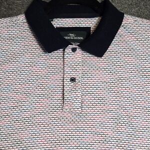 Rodd & Gunn Polo‎ Shirt Mens Large White Original Fit Short Sleeve Knit Colorful